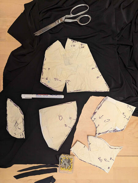 Half of the head pattern