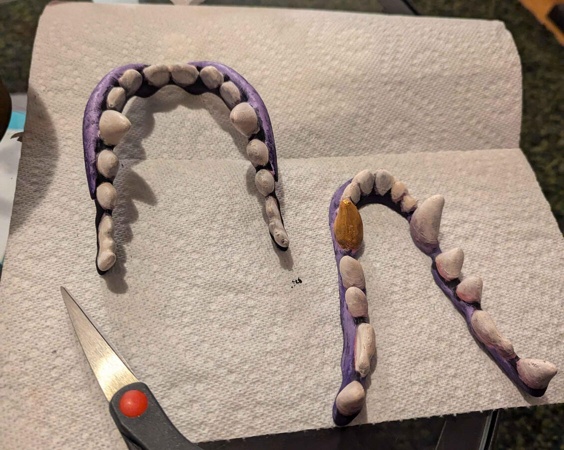 Teeth Painted