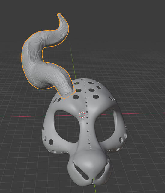 horn placement and scale